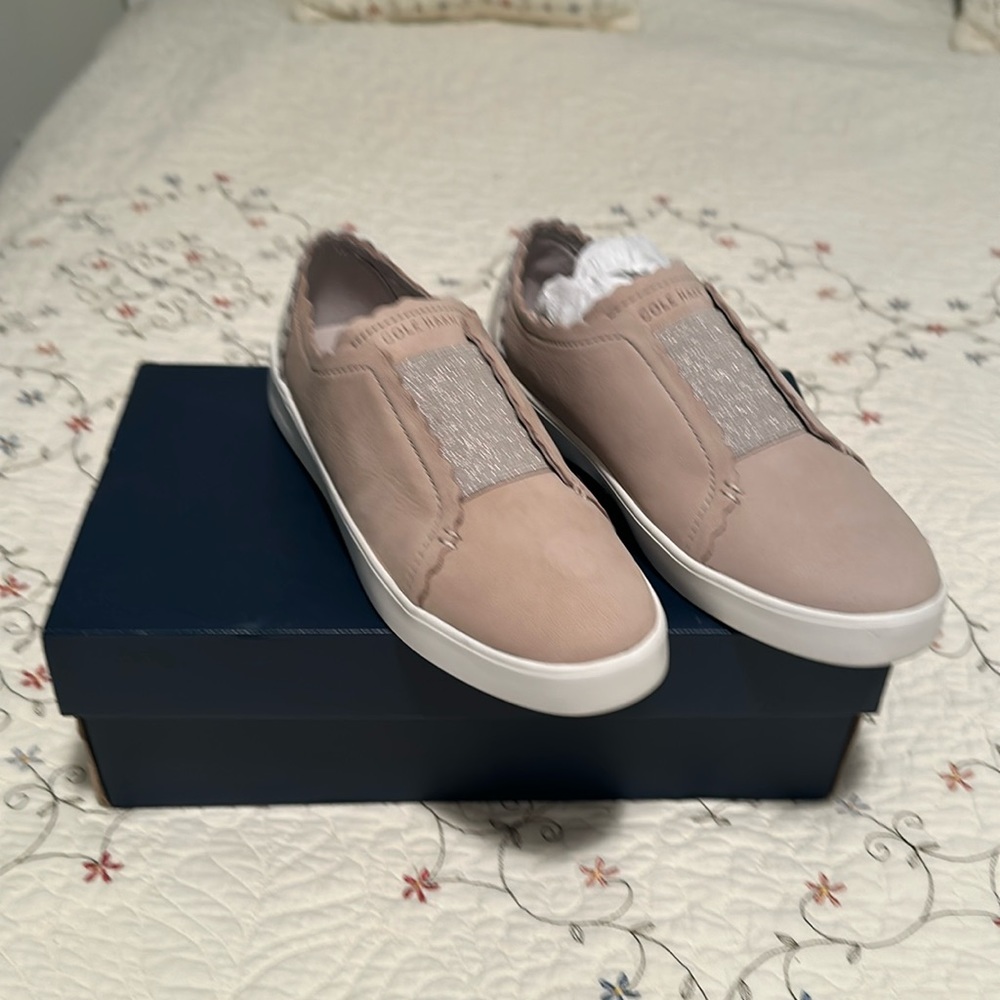 Cole Haan Grand Slipon in Dove
